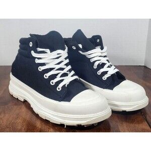 Arizona AZ Deva Flat Heel Booties 9.5M Platform High-Top Lace-Up Sneakers Sporty